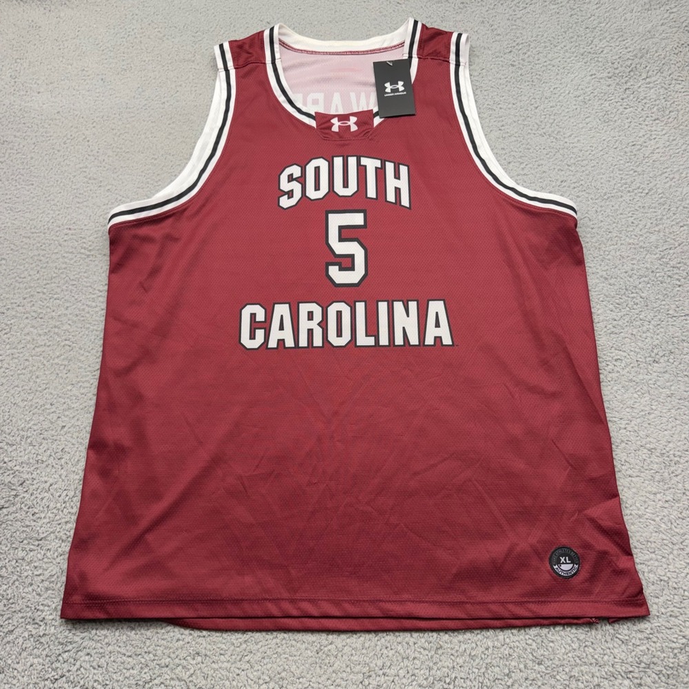 Under Armour UM9003N XL USC Gamecocks Edwards #8 / #5 Misprint Basketball Jersey
